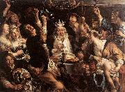 The King Drinks s JORDAENS, Jacob